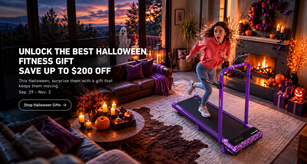 The Halloween Walking Pad: Meet the Purple Ghost Edition of the DeerRun A6 Plus