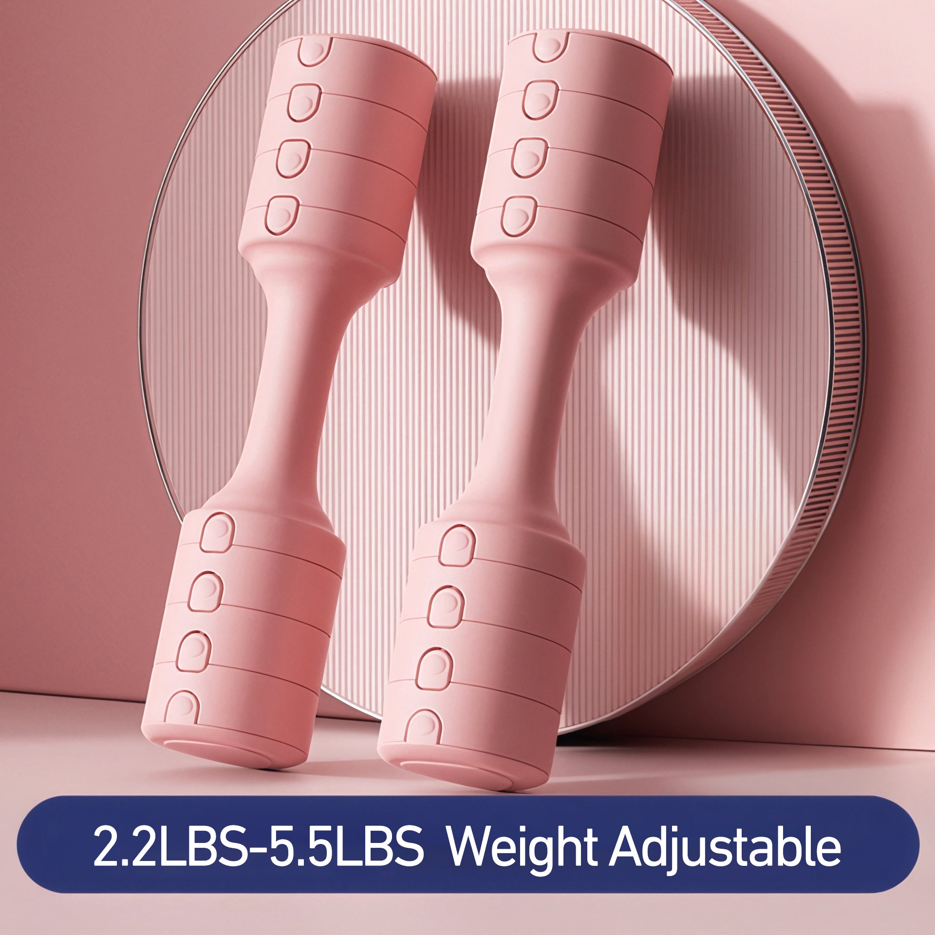 DeerRun® Dumbbell - Each 3.3lbs to 5.5lbs for Women at Home