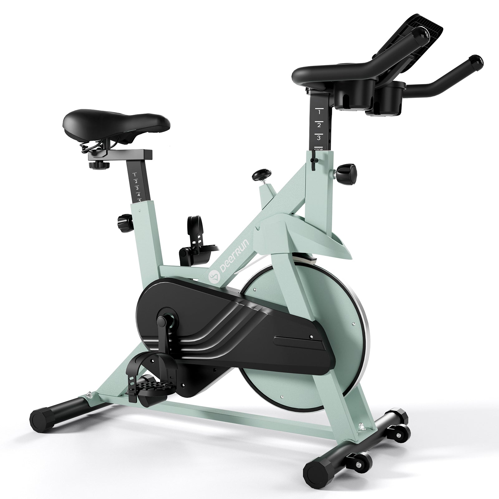 DeerRun S500 Indoor Smart Stationary Cycling Bike with PitPat App, 1-32 Magnetic Resistance