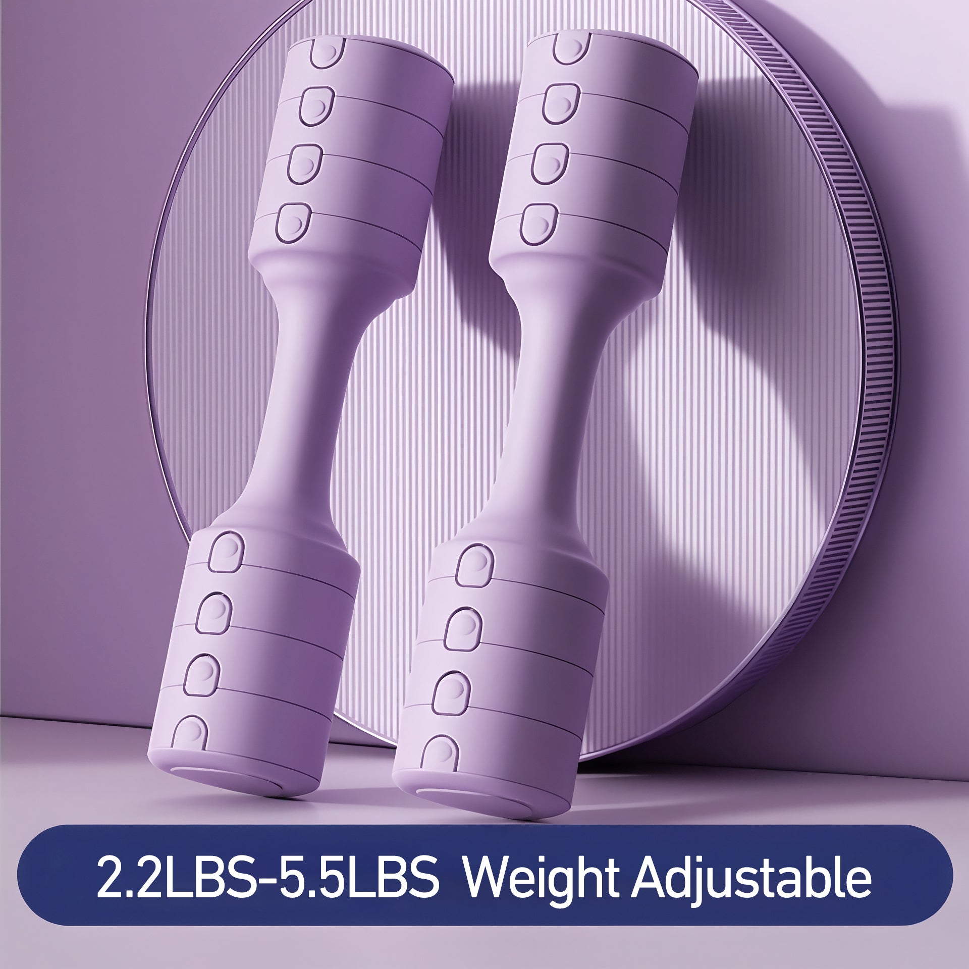 DeerRun® Dumbbell - Each 3.3lbs to 5.5lbs for Women at Home