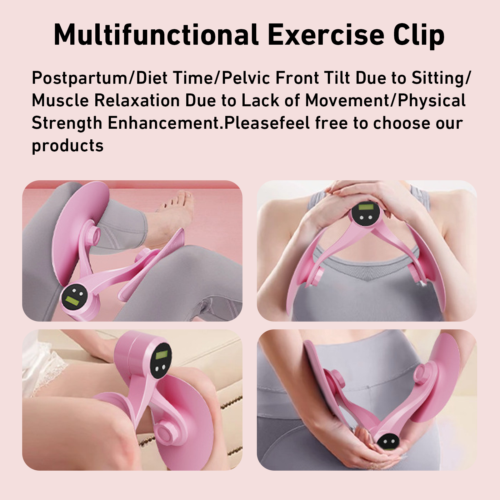 Thigh Exerciser, Hip and Pelvis Trainer,  for Women Home Gym