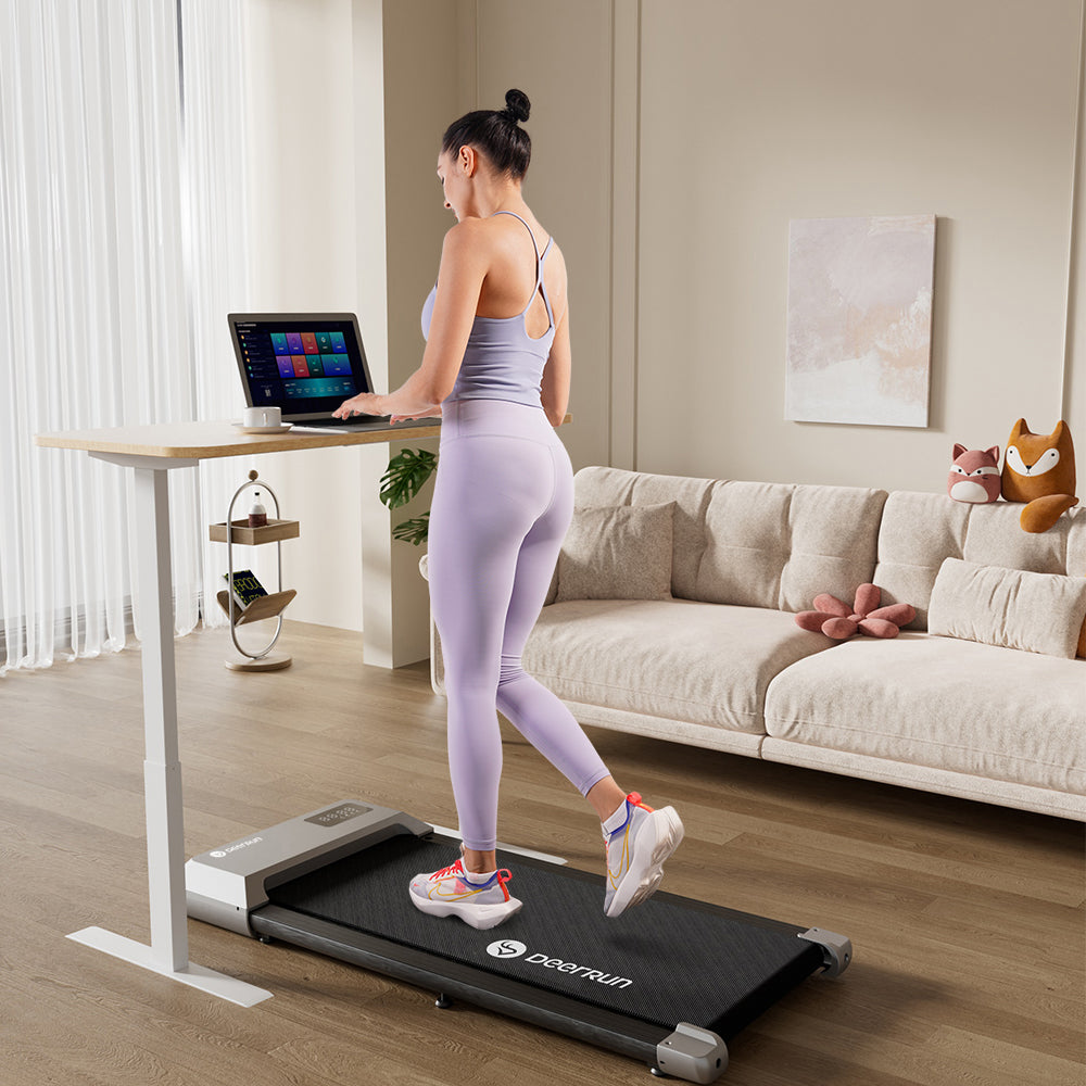 DeerRun Mini Walking pad Treadmill with Remote Control