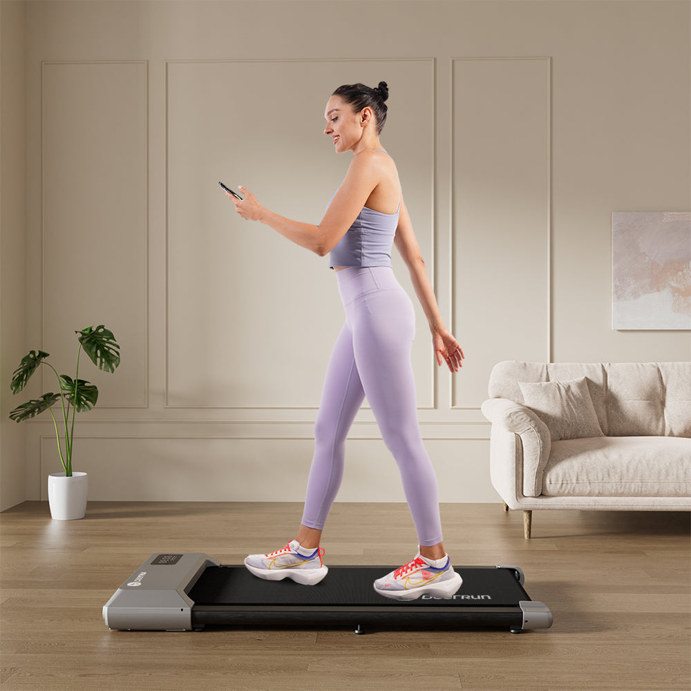 DeerRun Mini Walking pad Treadmill with Remote Control