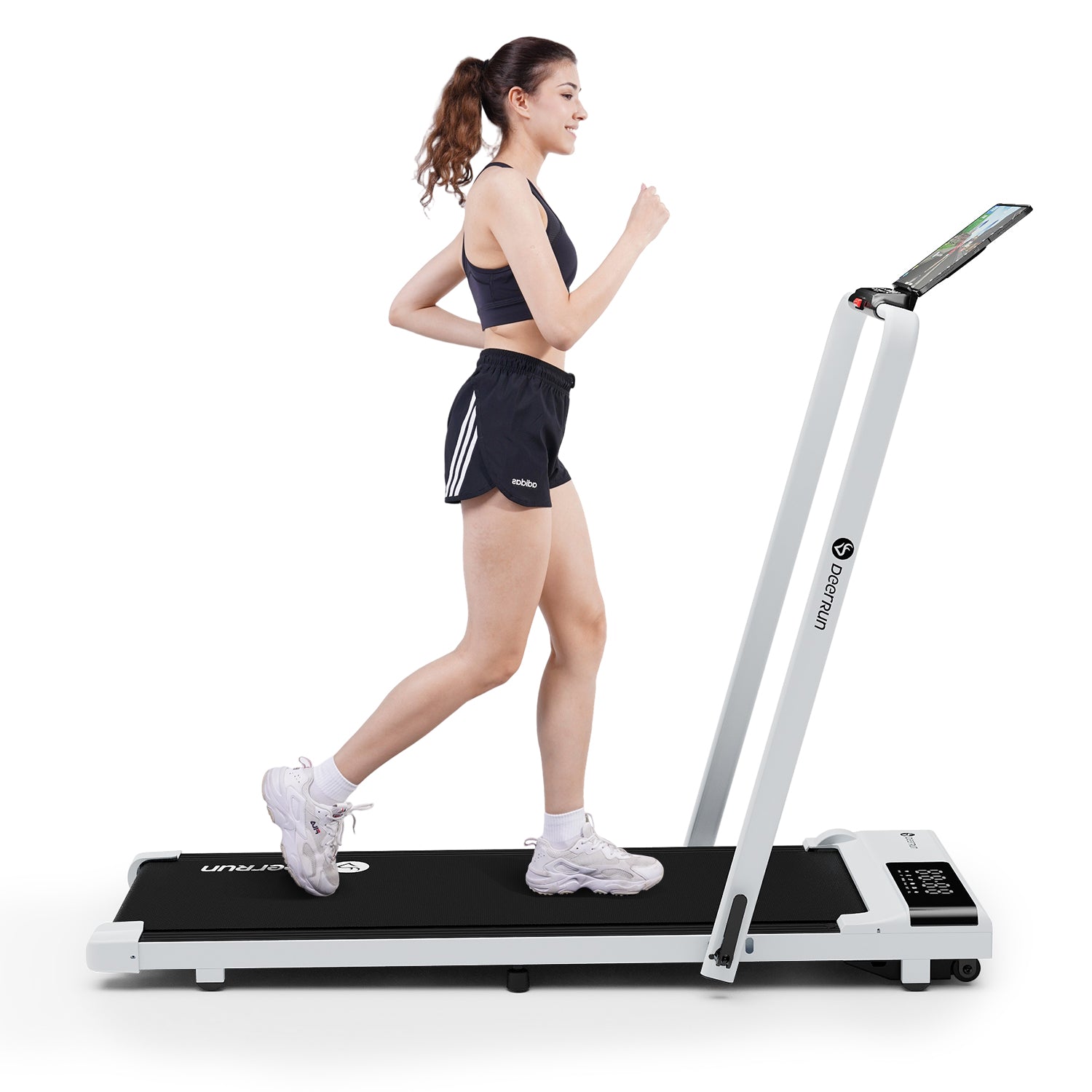 DeerRun A5 Pro Smart 2 in 1 Folding Treadmill White