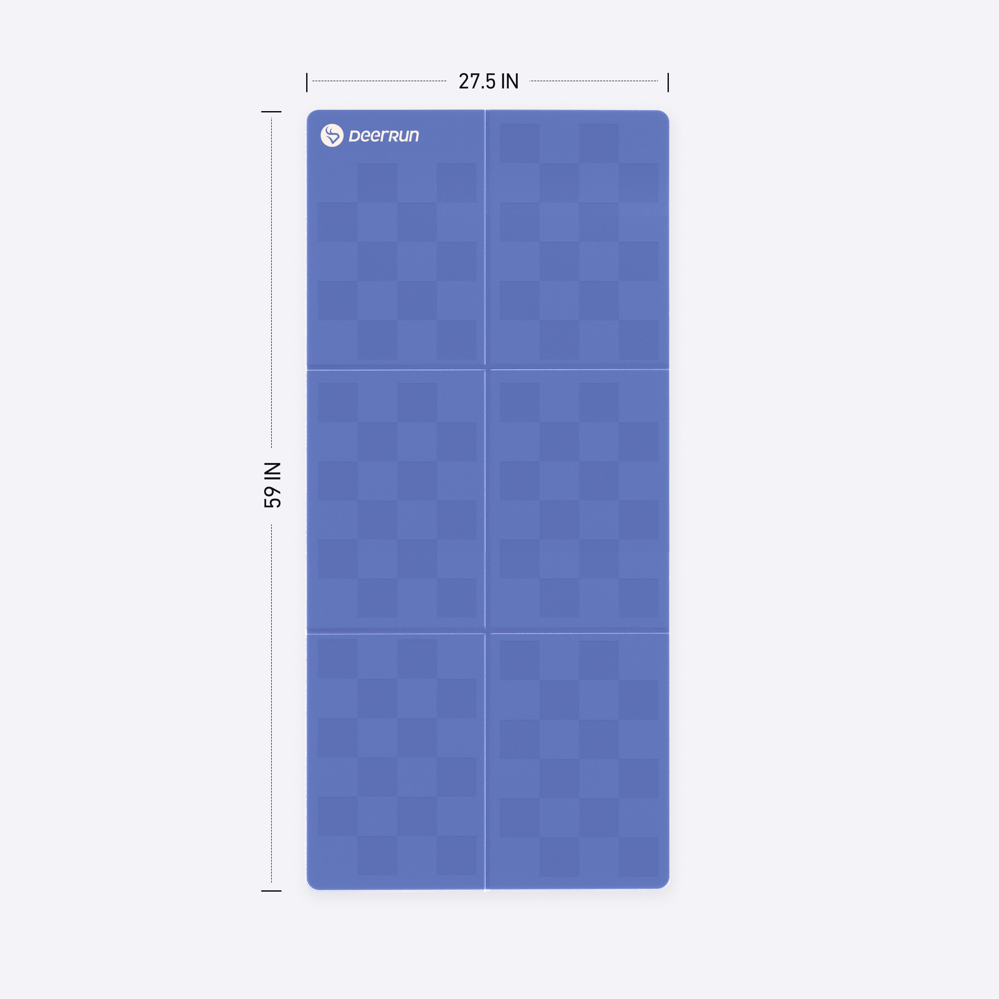 Blue Vibe DeerRun® Sprint Mat: A1 Pro-Specific, Foldable, Floor-Protecting