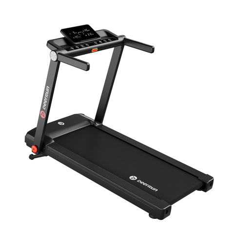 DeerRun Apex Flow 1 Foldable 15% Auto Incline Treadmill for Steady Home Running