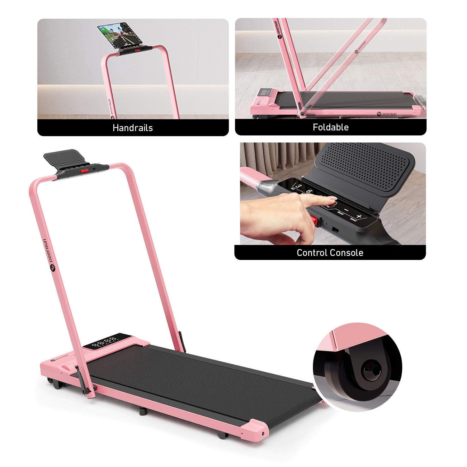 DeerRun & Mother's Day Smart 2 in 1 Folding Treadmill - Special Gift Limited Edition