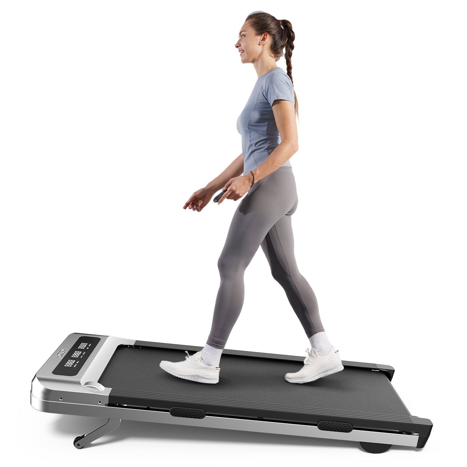 DeerRun Z10 12% Auto Incline Raceable Walking Pad Treadmill with remote control-Raceable Series