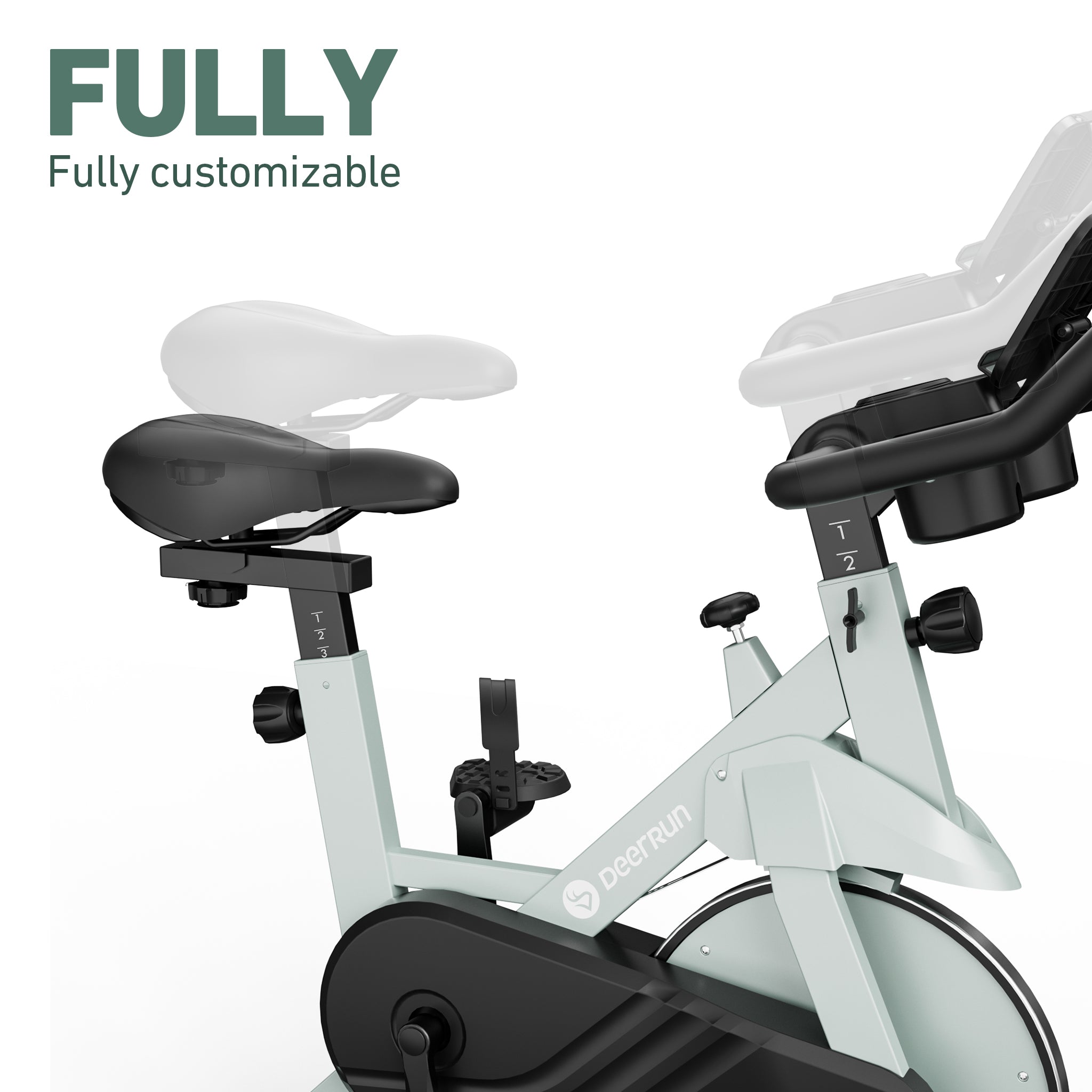 DeerRun S500 Indoor Adjustable Magnetic Resistance Silent Belt Smart C