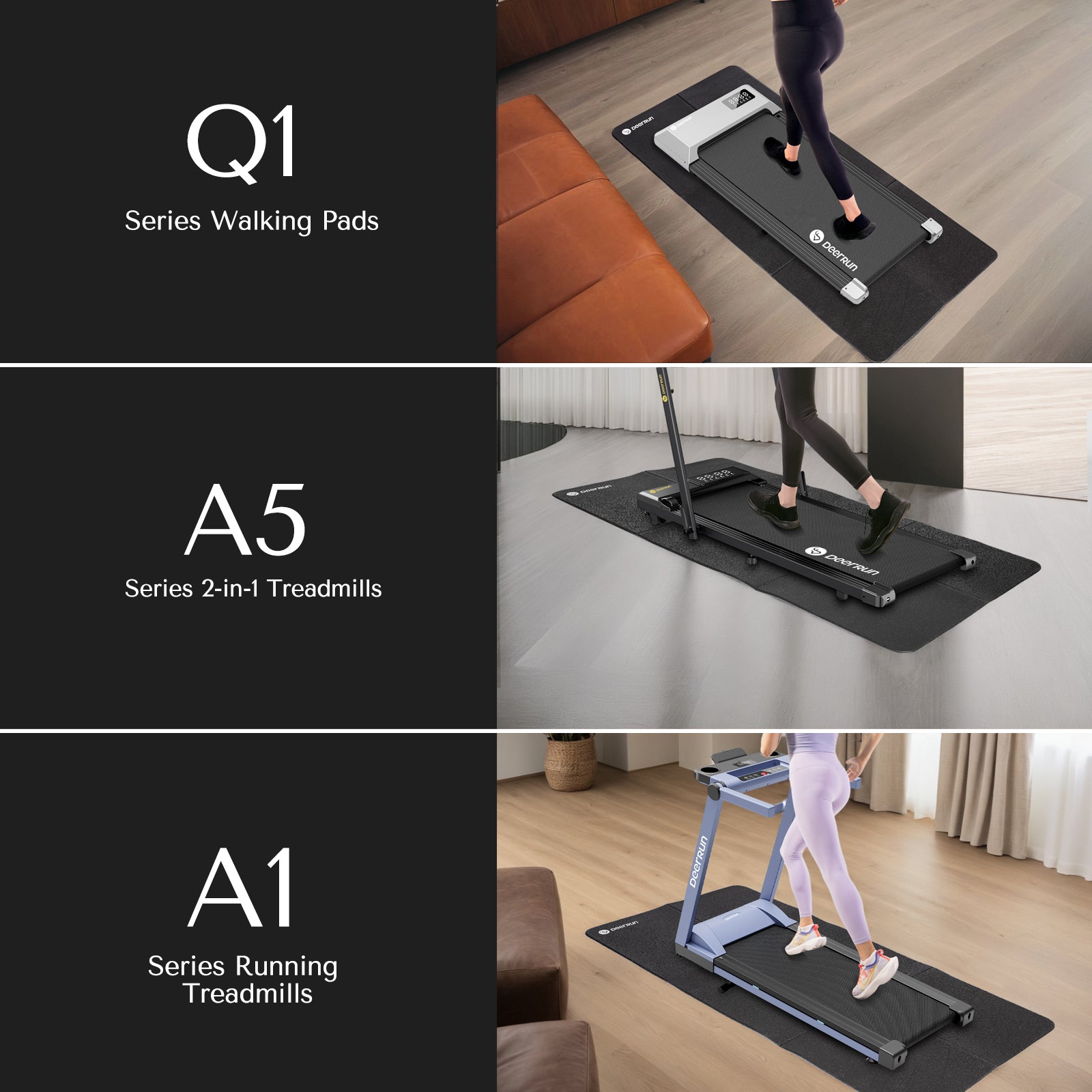 Walking Treadmills On Carpet WalkingPad A1 Pro – Foldable