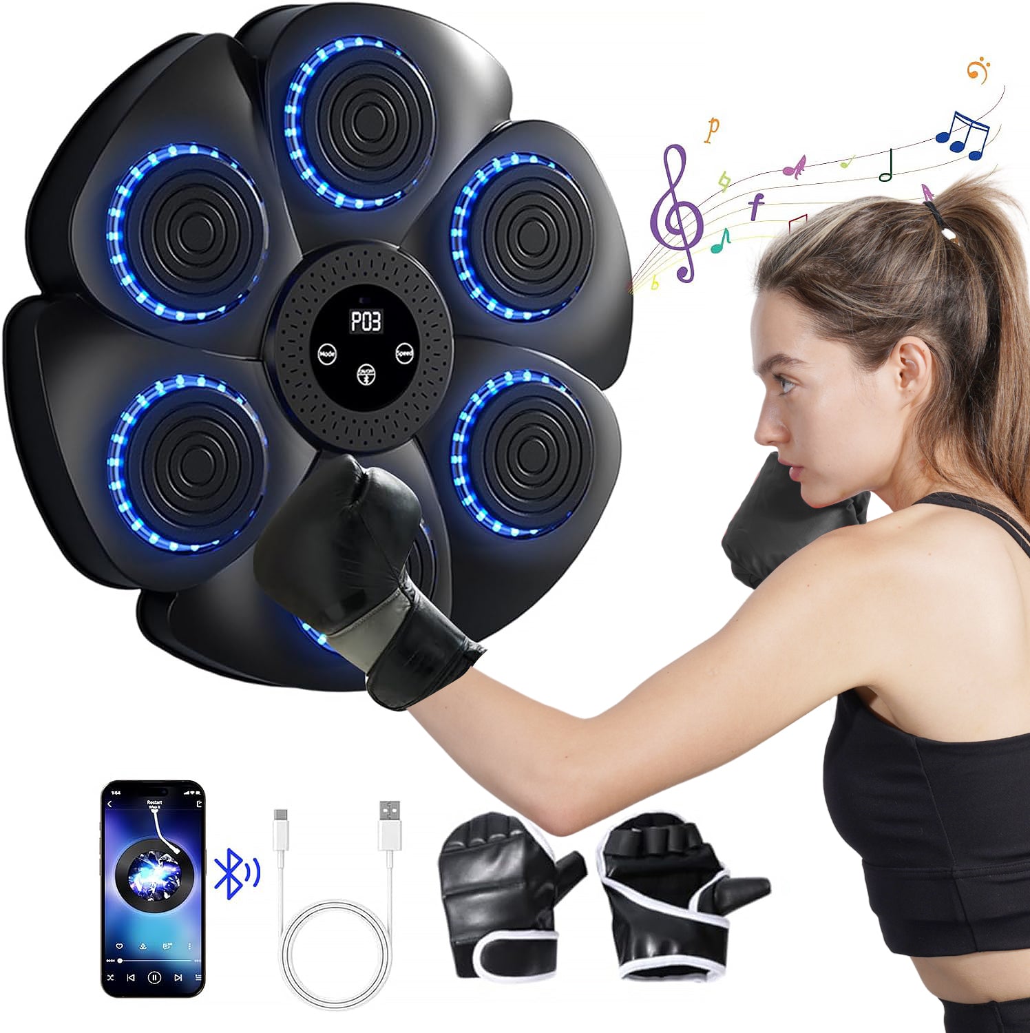 DeerRun® Smart Music Boxing Machine