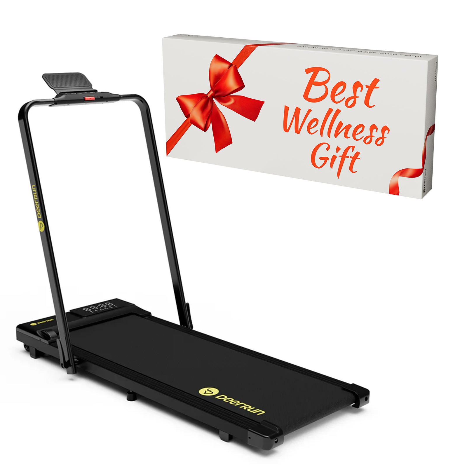 DeerRun＆Halloween co-branded 2-in-1 Folding Smart Treadmill with Handrail & Gift giving