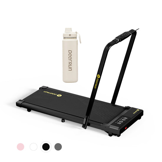 DeerRun A5 Pro Smart 2 in 1 Folding Treadmill with handrail & Sports Water Bottle