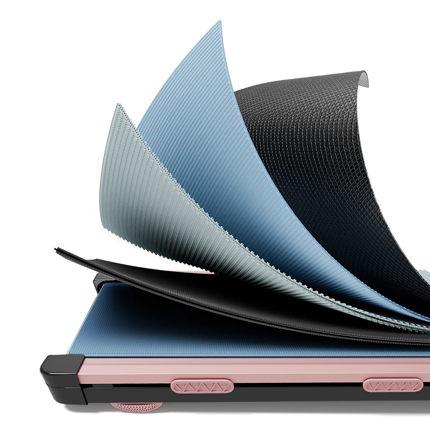 DeerRun Z10 12% Auto Incline Smart Walking Pad Treadmill with remote control-Pink