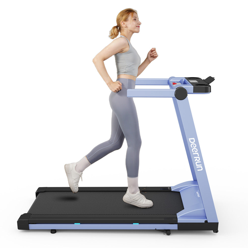 DeerRun® A1 Pro Folding smart treadmill with incline with treadmill mat