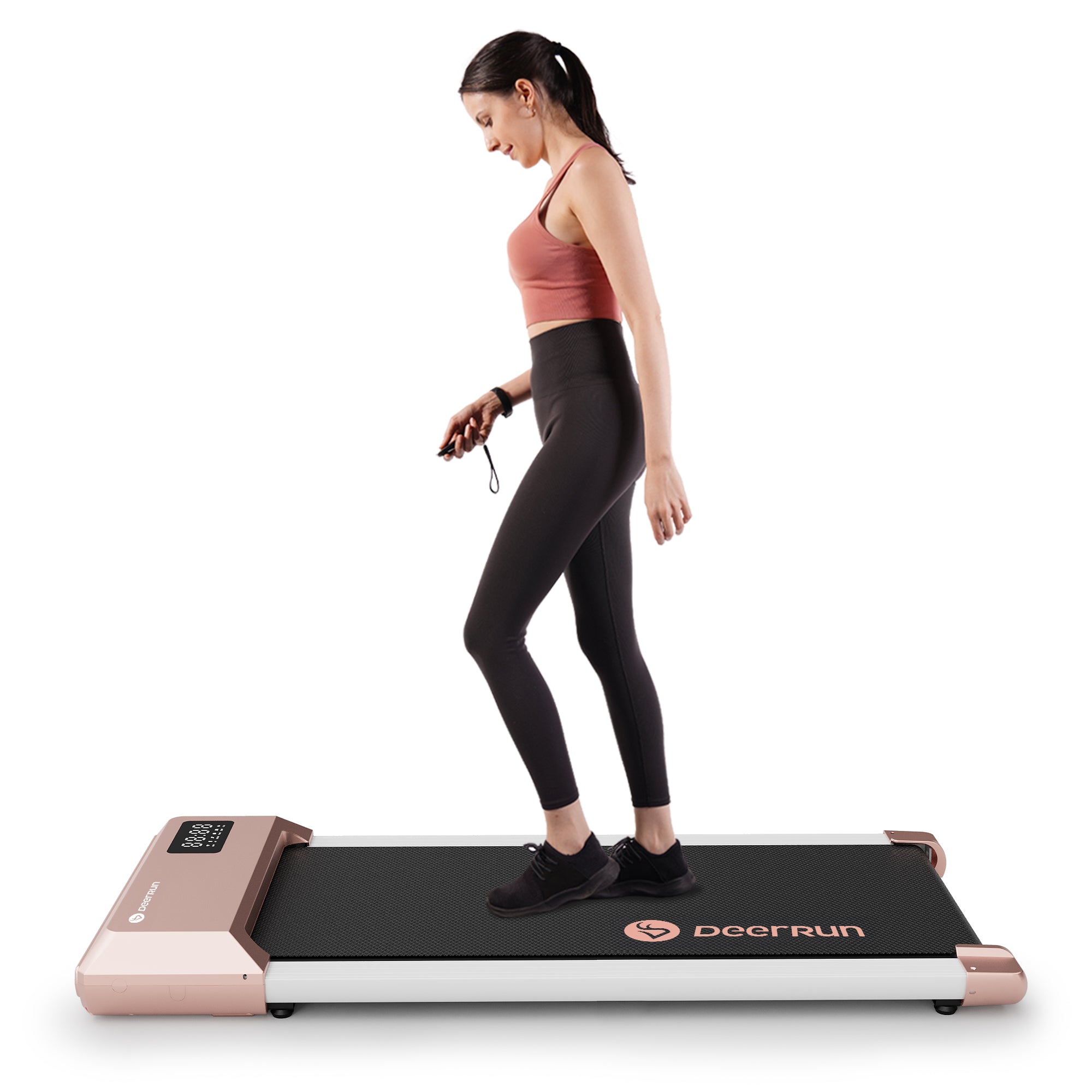 DeerRun Q1 Urban Plus Smart Walking pad Treadmill with Remote Control - 300 Lbs