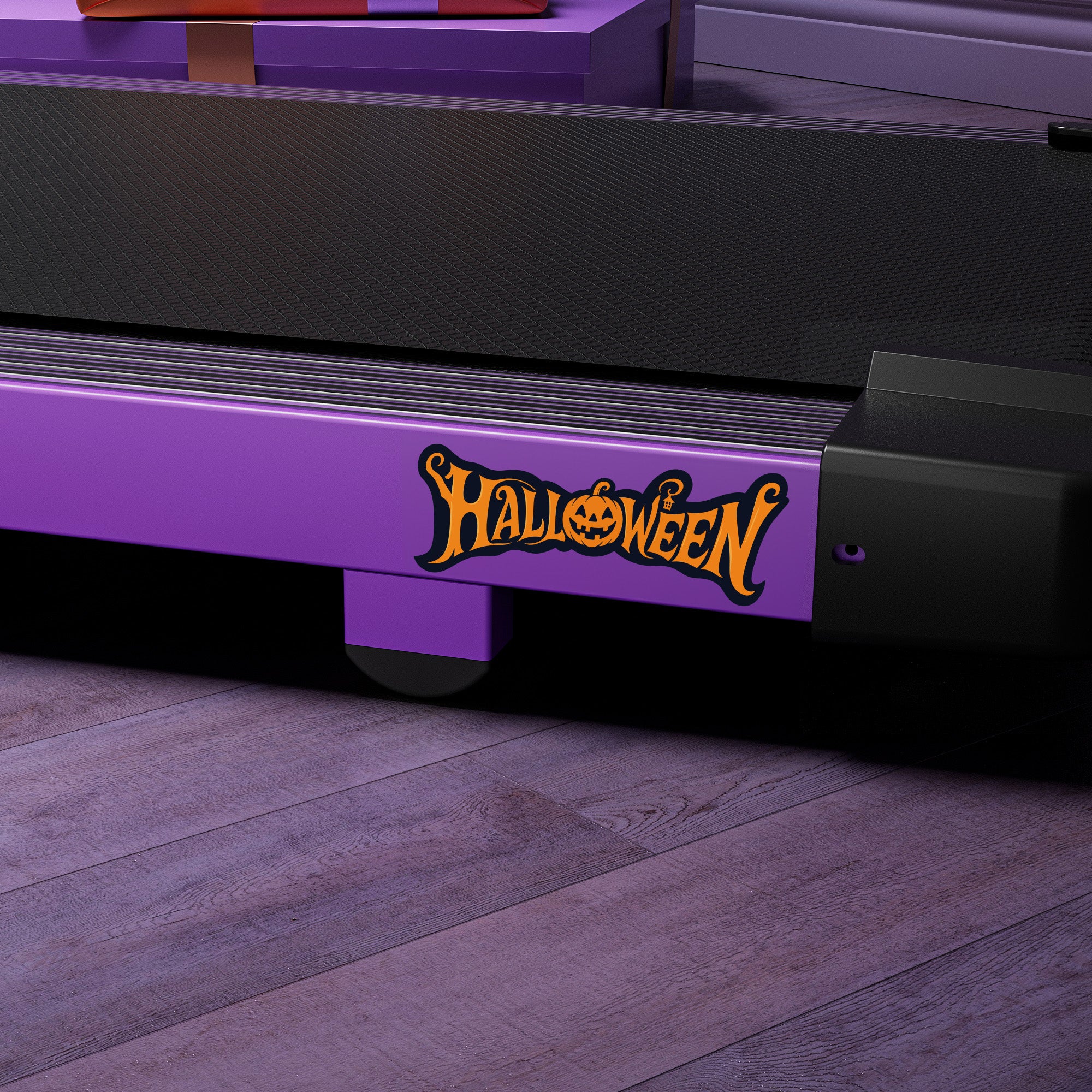 2025 Halloween Limited Edition Smart Foldable Treadmill Purple Cobweb | The Perfect Gift for Family Health