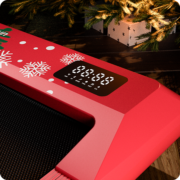 Q2 Christmas Edition 7% Incline Smart Walking Pad Treadmill