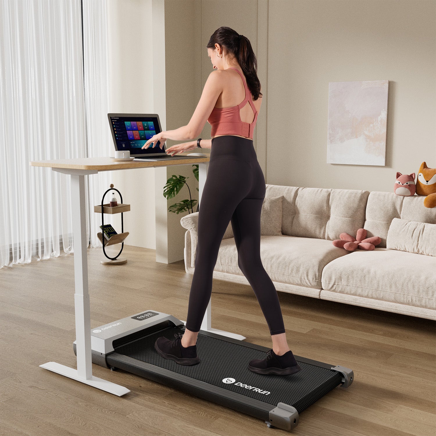 DeerRun Q1 Urban Plus Smart Walking pad Treadmill with Remote Control