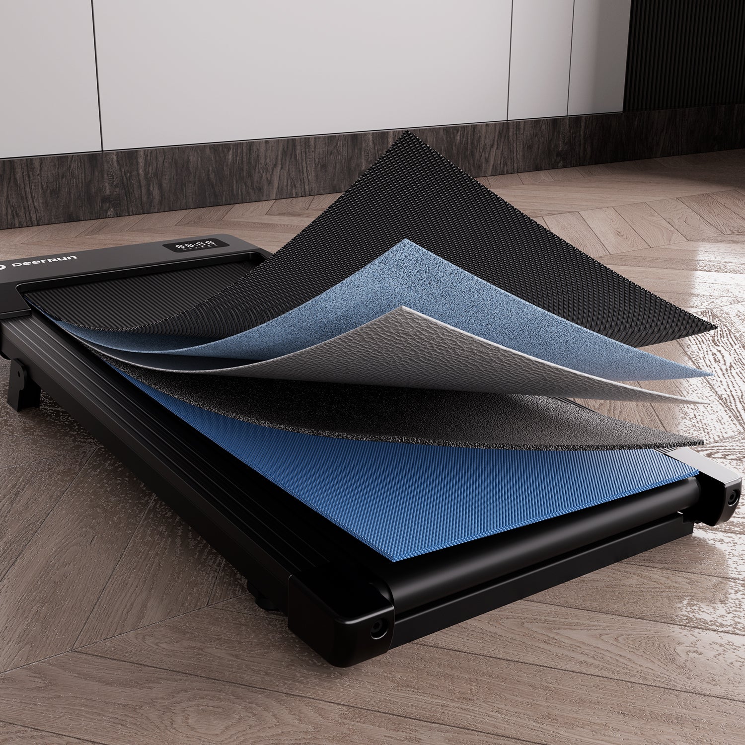 Q2 Urban Plus 7% Incline Longer belt Walking Pad Treadmill with Remote Control