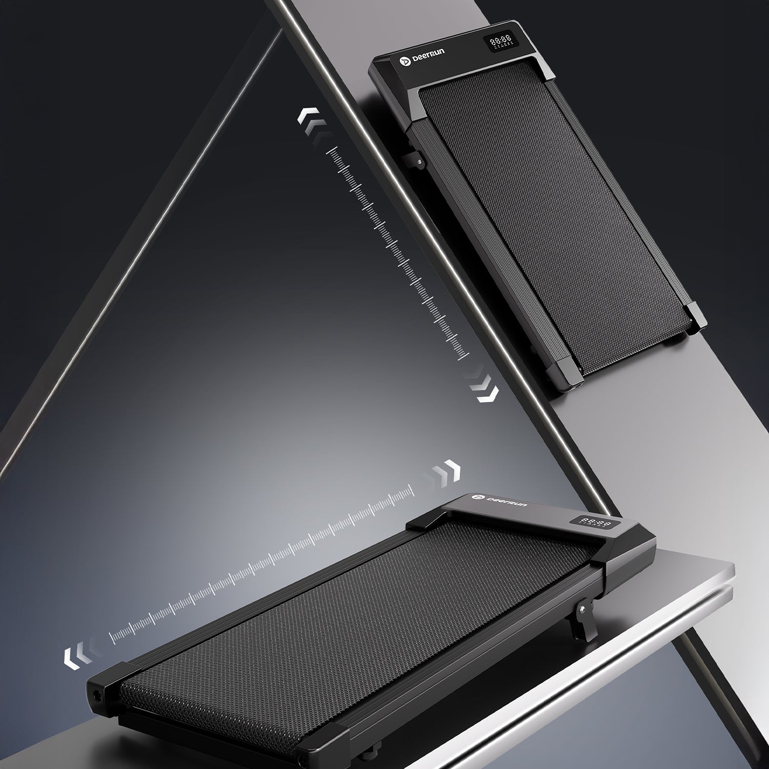 Q2 Urban Plus 7% Incline Longer belt Walking Pad Treadmill with Remote Control