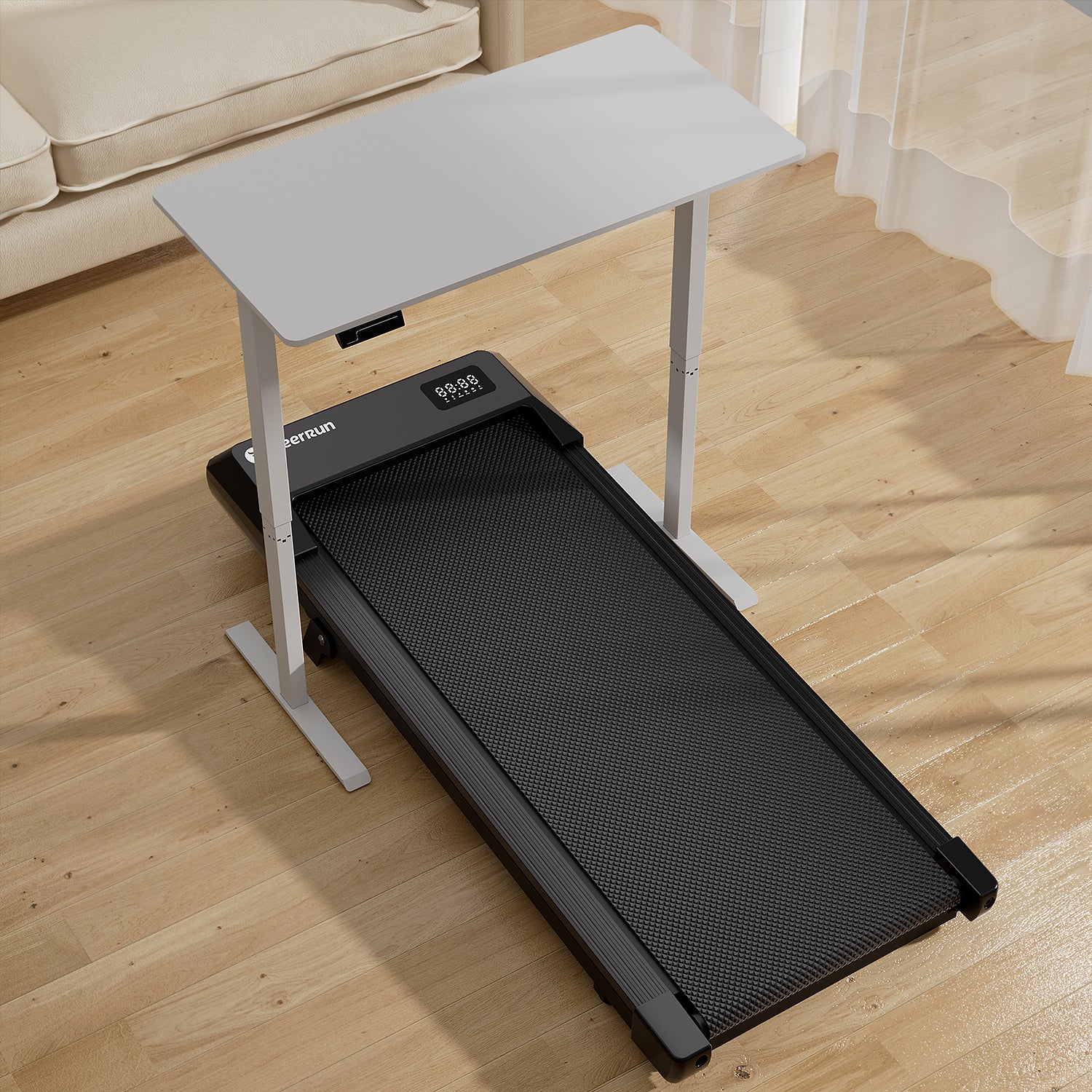 Q2 Urban Plus 7% Incline Longer belt Walking Pad Treadmill with Remote Control