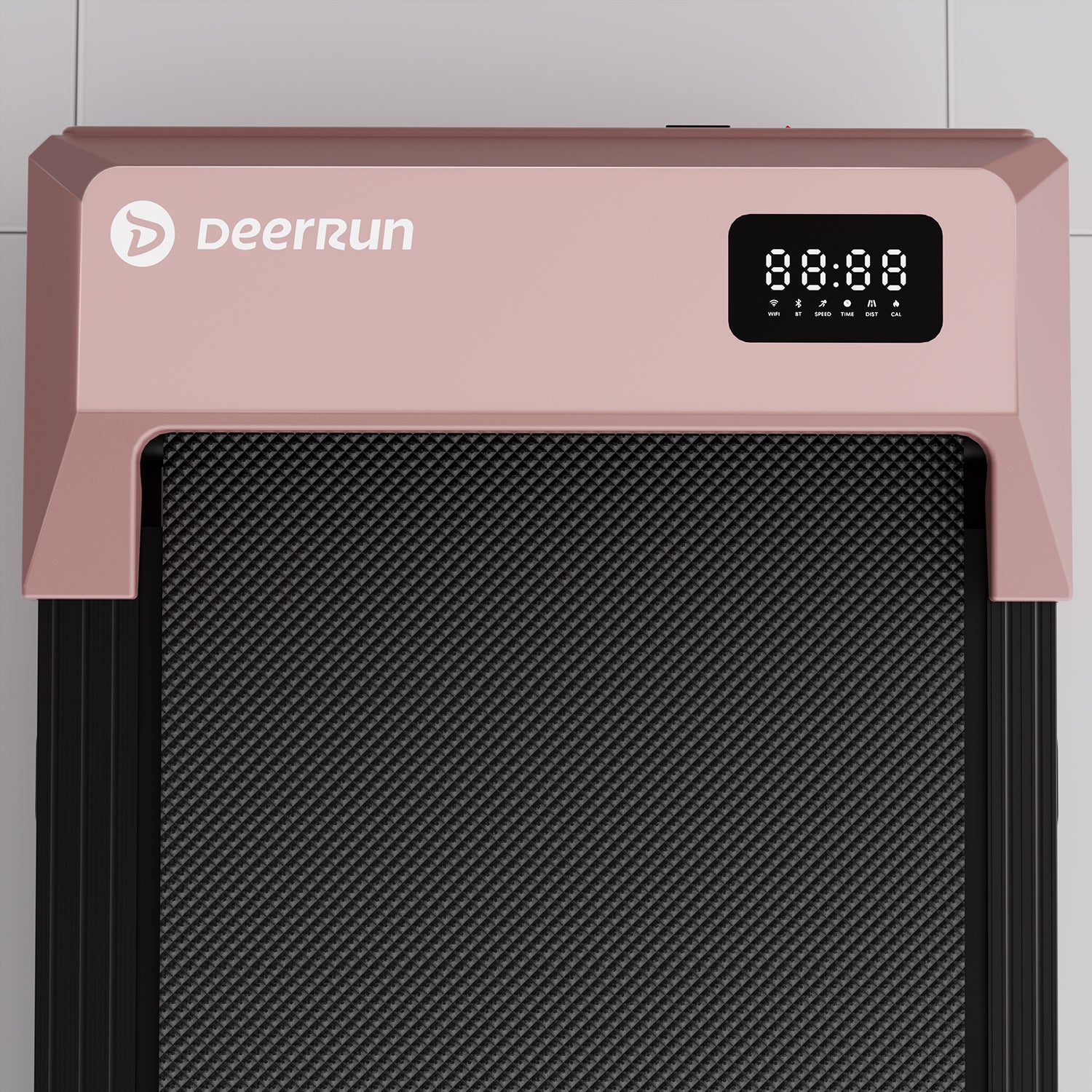 DeerRun Q2 Urban Plus Smart Walking Pad with 7% Incline for Better Training Rose Gold