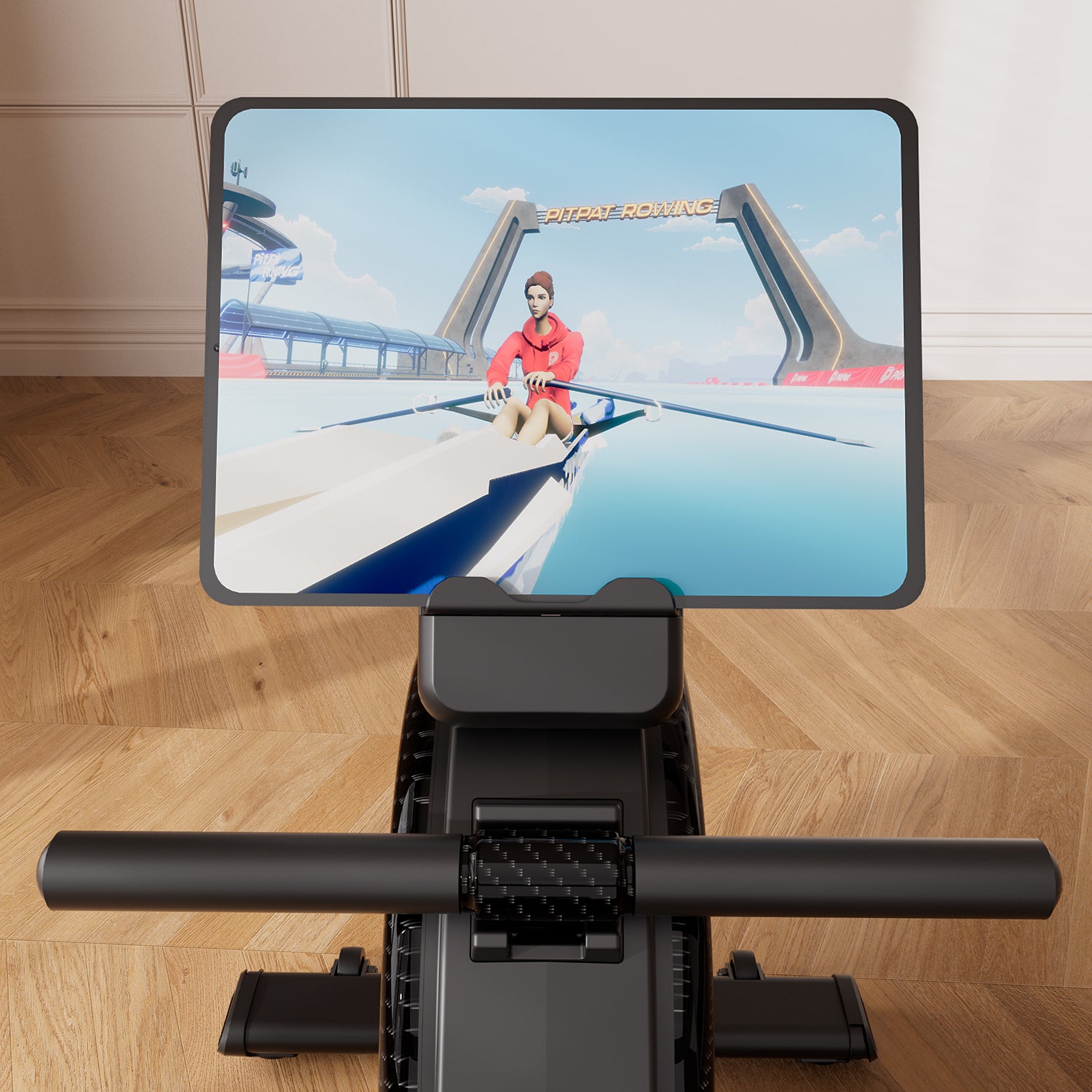 DeerRun R1 Pro Ultra-Quiet 32-Level Magnetic Resistance Smart Rower for Home