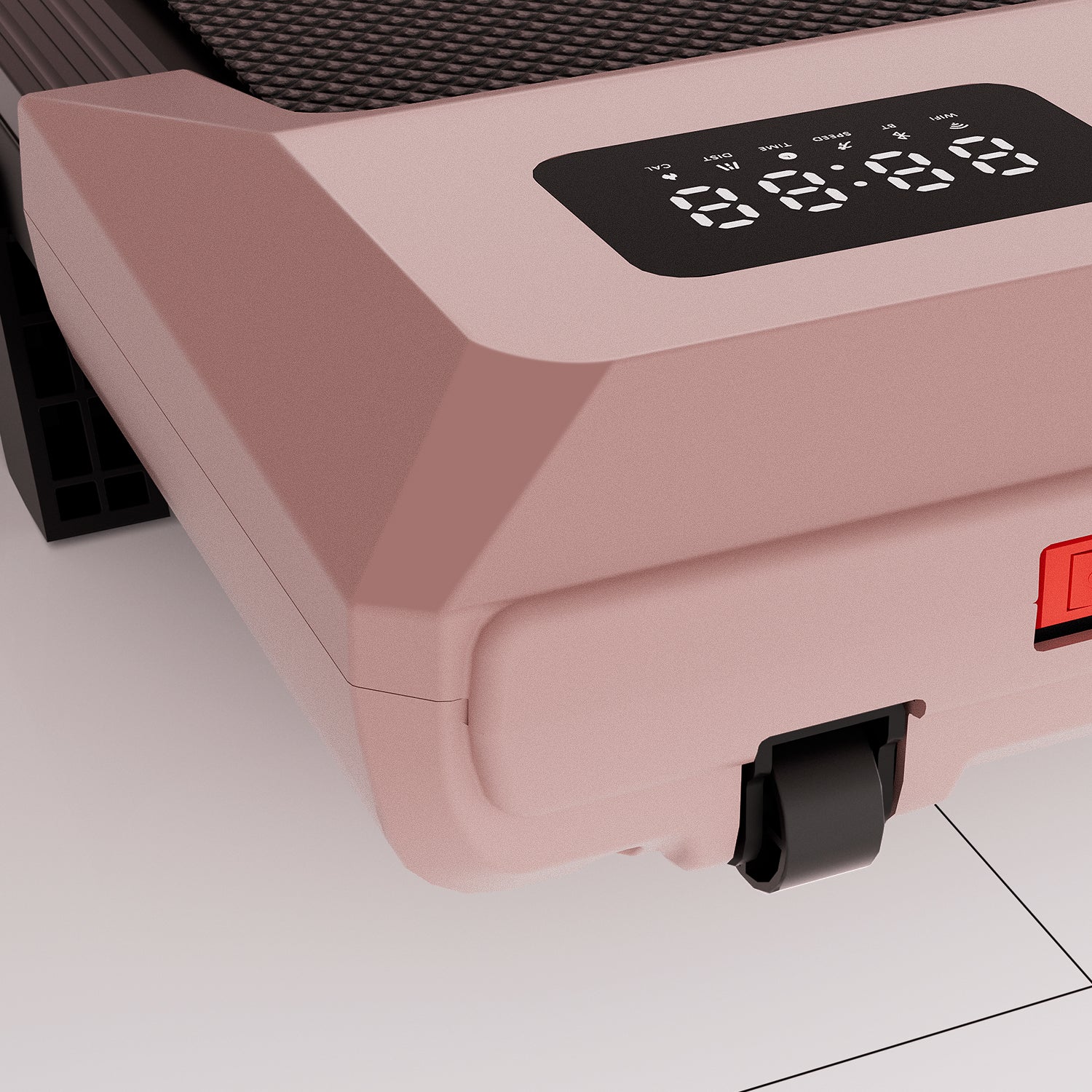 DeerRun Q2 Urban 7% Incline Smart Walking Pad Treadmill with Remote Control Rose Gold