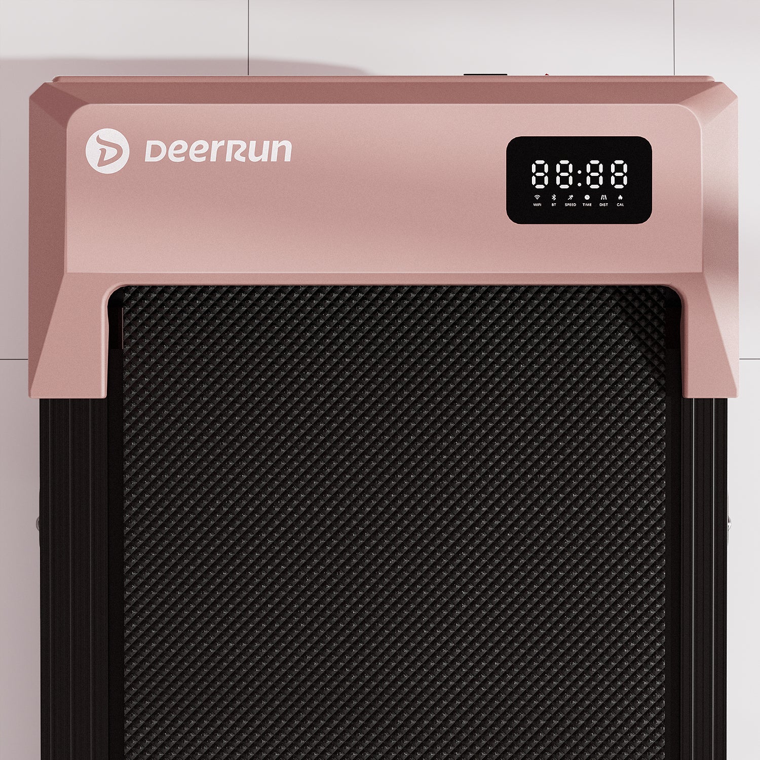 DeerRun Q2 Urban 7% Incline Smart Walking Pad Treadmill with Remote Control Rose Gold