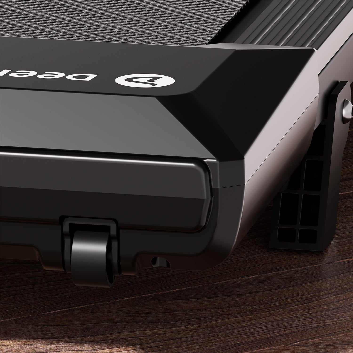 DeerRun Q2 Urban 7% Incline Smart Walking Pad Treadmill with Remote Control Black