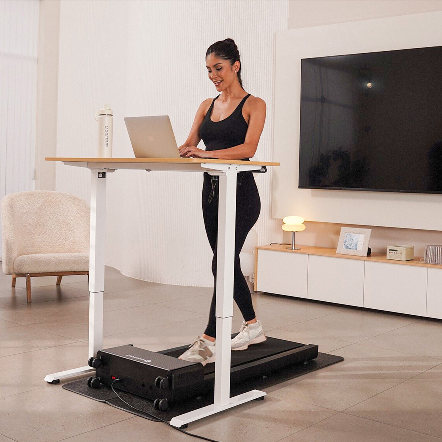 DeerRun Z20 Suitcase-Style Treadmill – Foldable Deck, Ultra Compact with LED Display