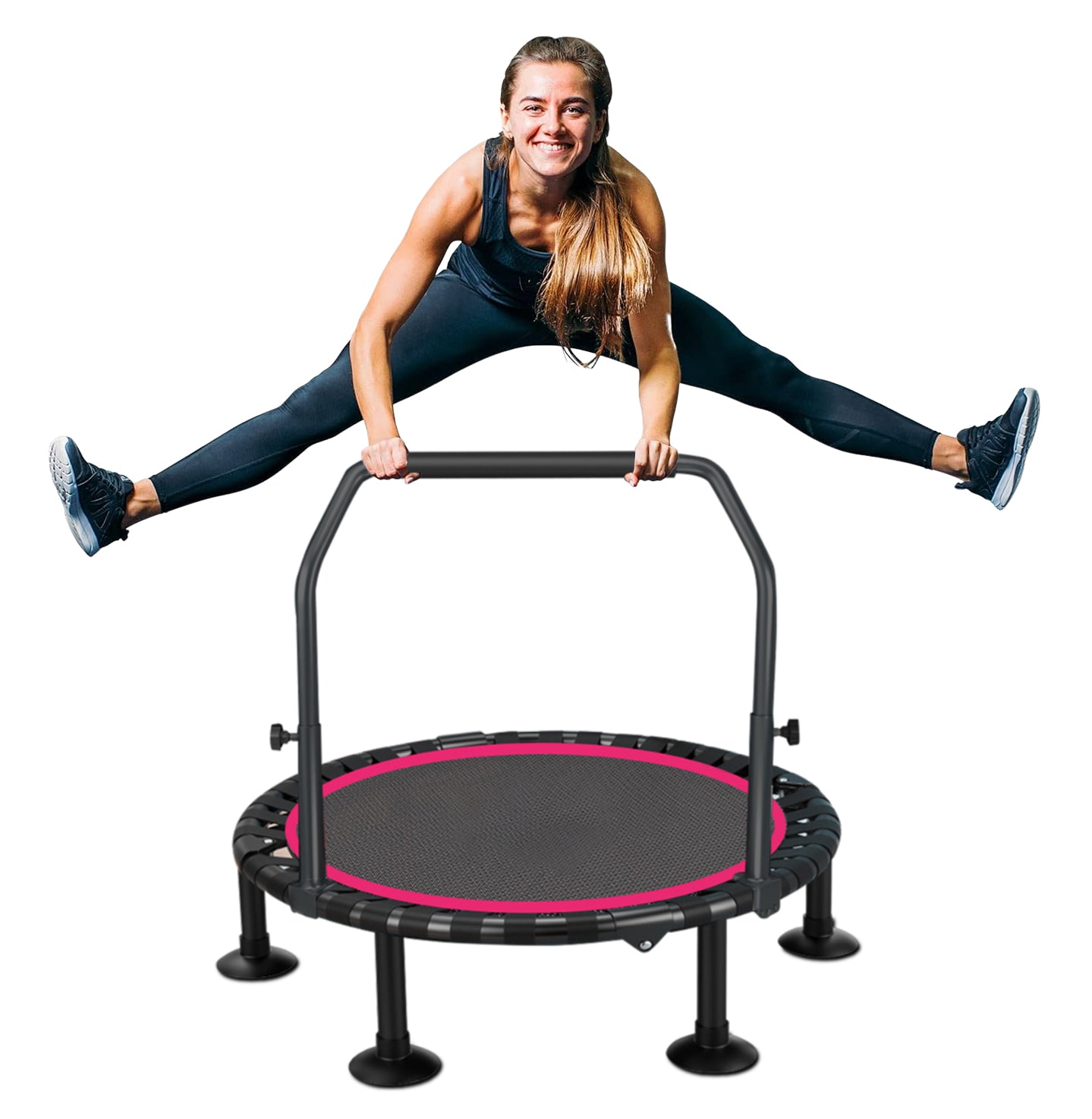 DeerRun® 40" Foldable Mini Trampoline Max Load 330lbs