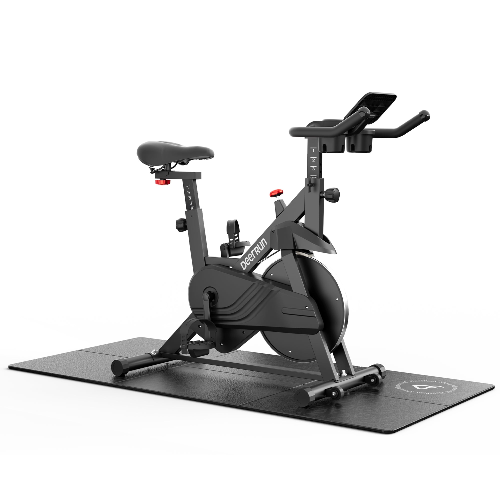 DeerRun S500 Indoor Smart Stationary Cycling Bike with PitPat App, 1-32 Magnetic Resistance-Black