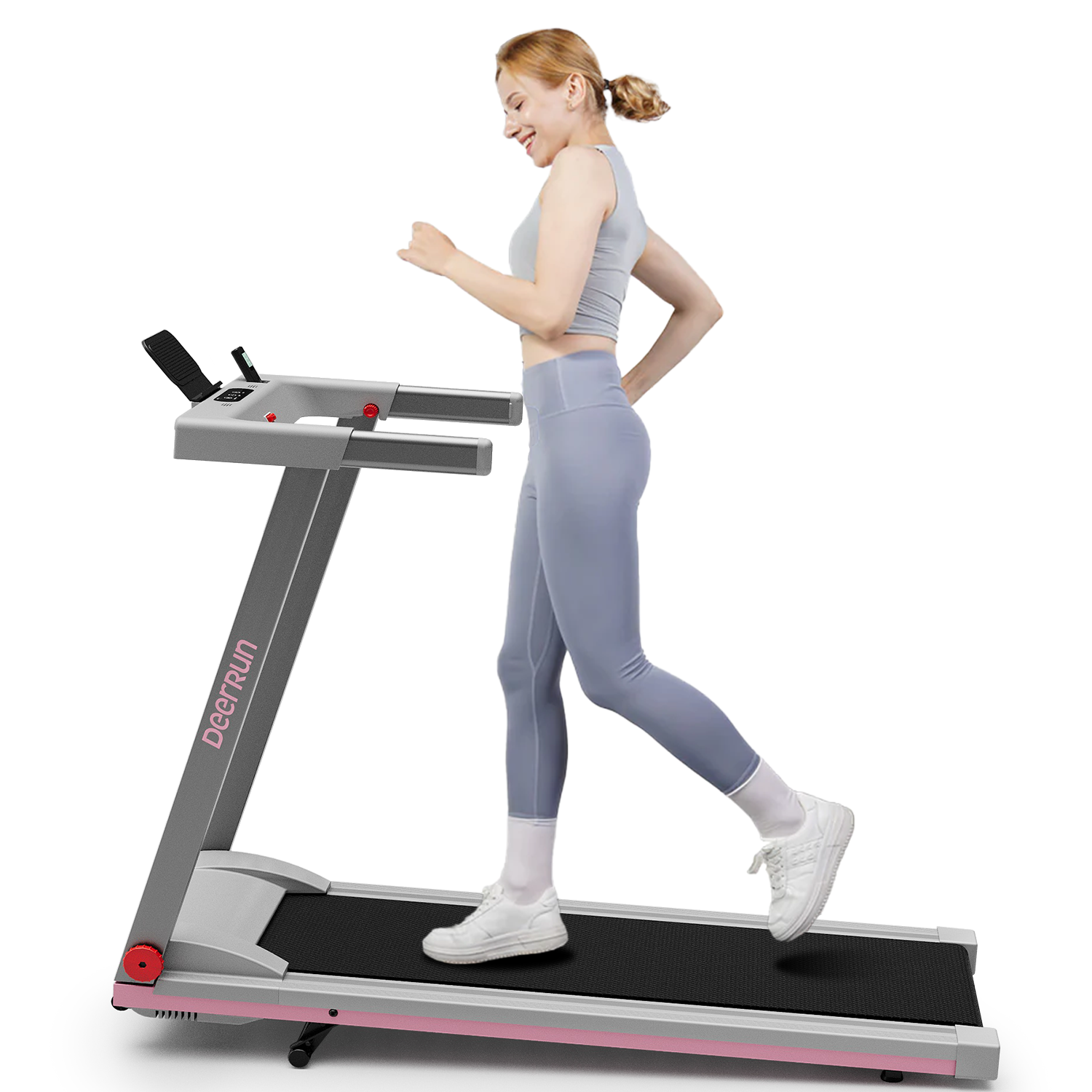 DeerRun A1 Folding Smart Treadmill with  6% Incline - Support Bluetooth & Remote Wireless Control