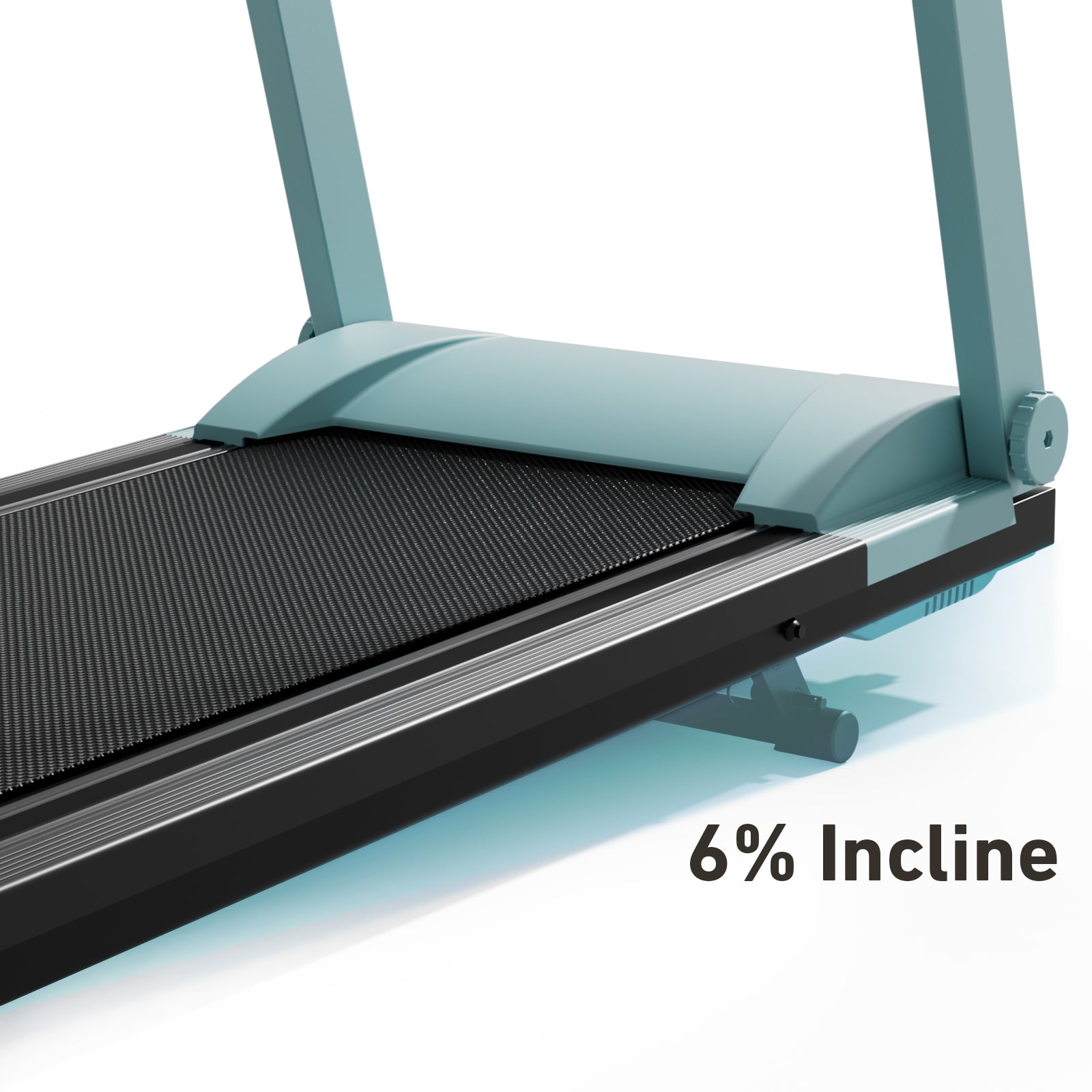 DeerRun A1 Pro Move+  6% Incline Foldable Treadmill——Upgraded Chip & NFC Support | 350Lbs, 10mph Mint Green