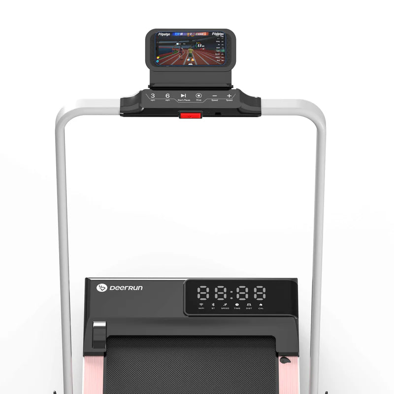 DeerRun-A5 Pro Smart 2-in-1 Folding Treadmill with handrail