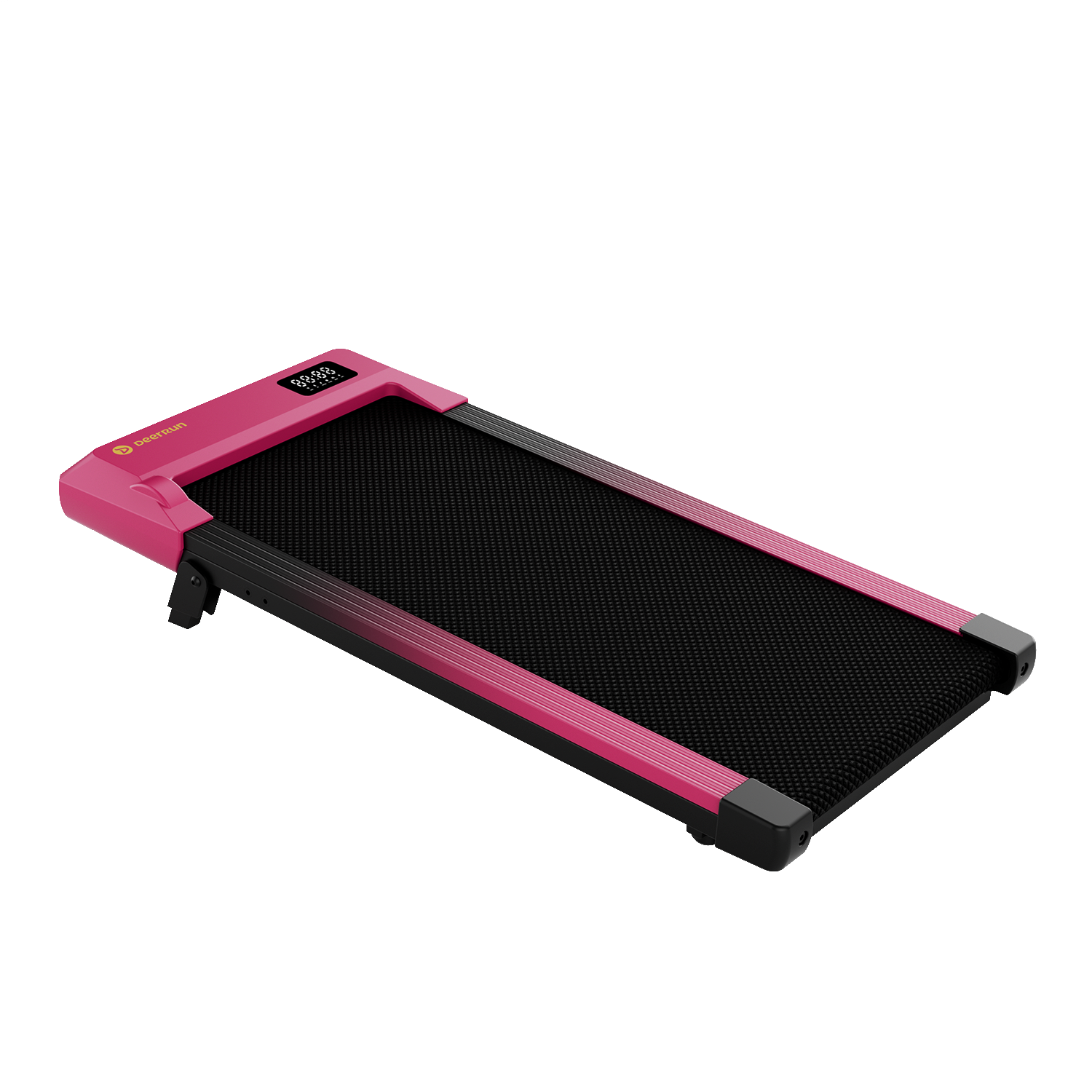 Valentine's Gift 7% Incline Under-Desk Walking Pad Treadmill - Black Pink
