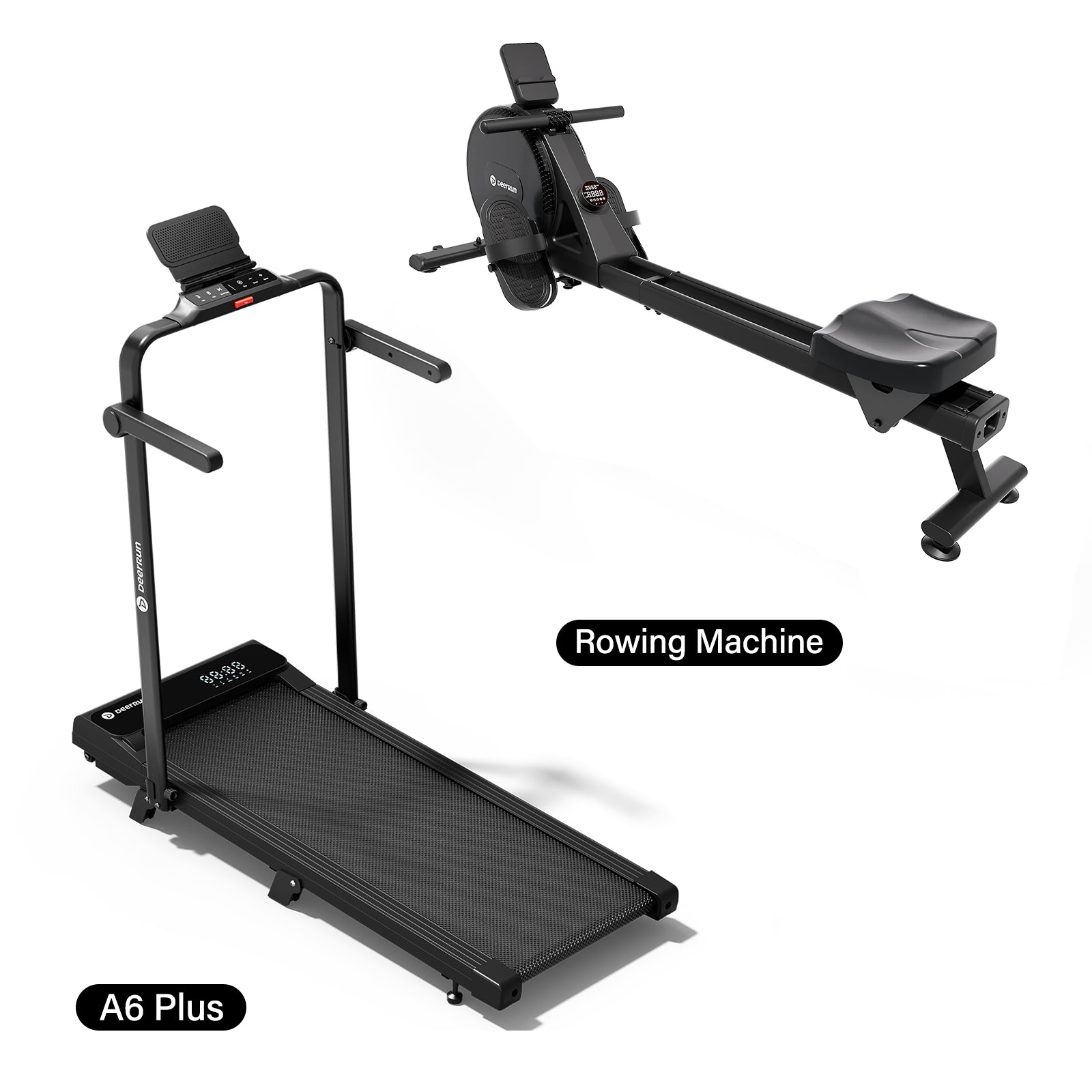 Treadmill + Bike + Rowing Machine Home Gym Bundle
