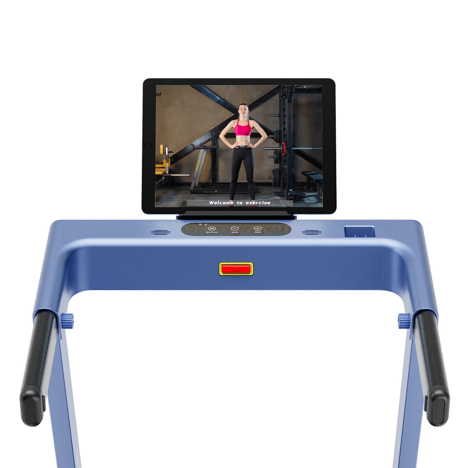 DeerRun A1 Pro Ultra Folding Smart 6% Incline Treadmill With Tabletop Blue - 3.5 HP, 350 lbs