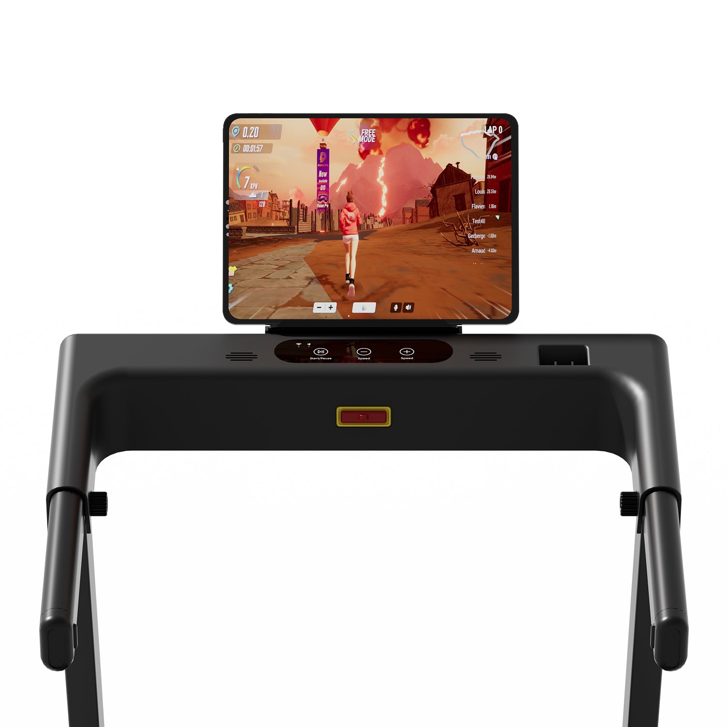 DeerRun All-New 2026 A1 Pro Move+ Smart Foldable Treadmill with 6% Incline & NFC | 350Lbs, 10mph, Black