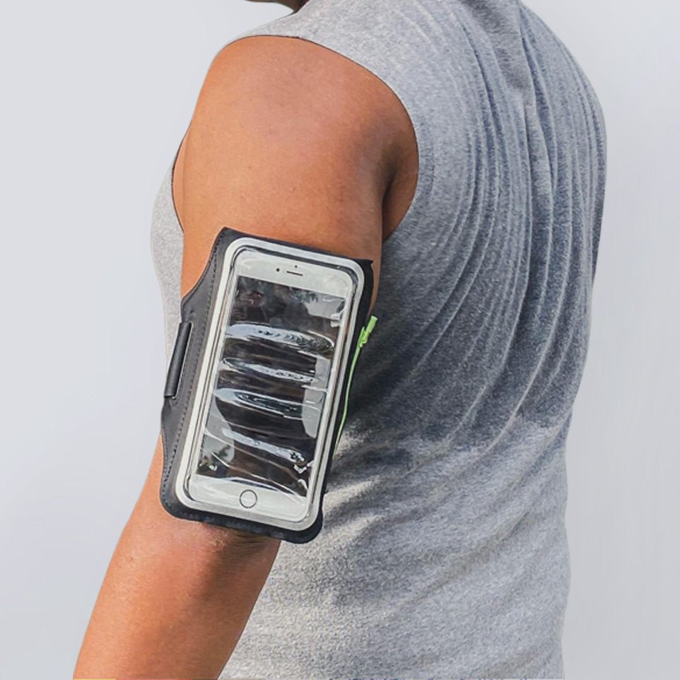 DeerRun® Adjustable Running Phone Armband - Fits iPhone 15 and Similar Sized Models