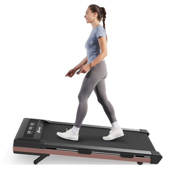 DeerRun Z10 12% Auto Incline Smart Walking Pad Treadmill with remote control-Black