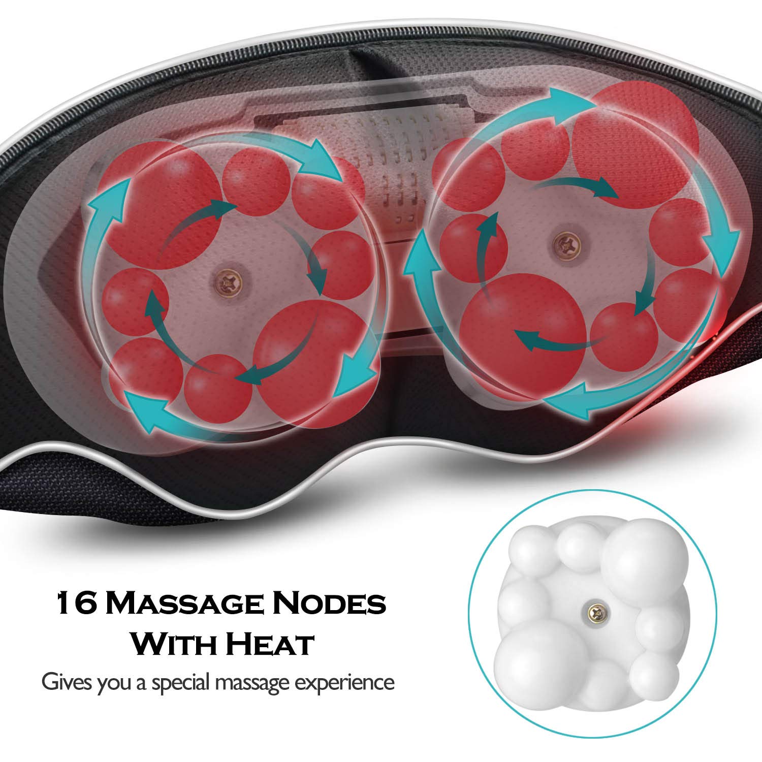 DeerRun® Heated Shoulder and Back Massager - Deep Tissue Relief