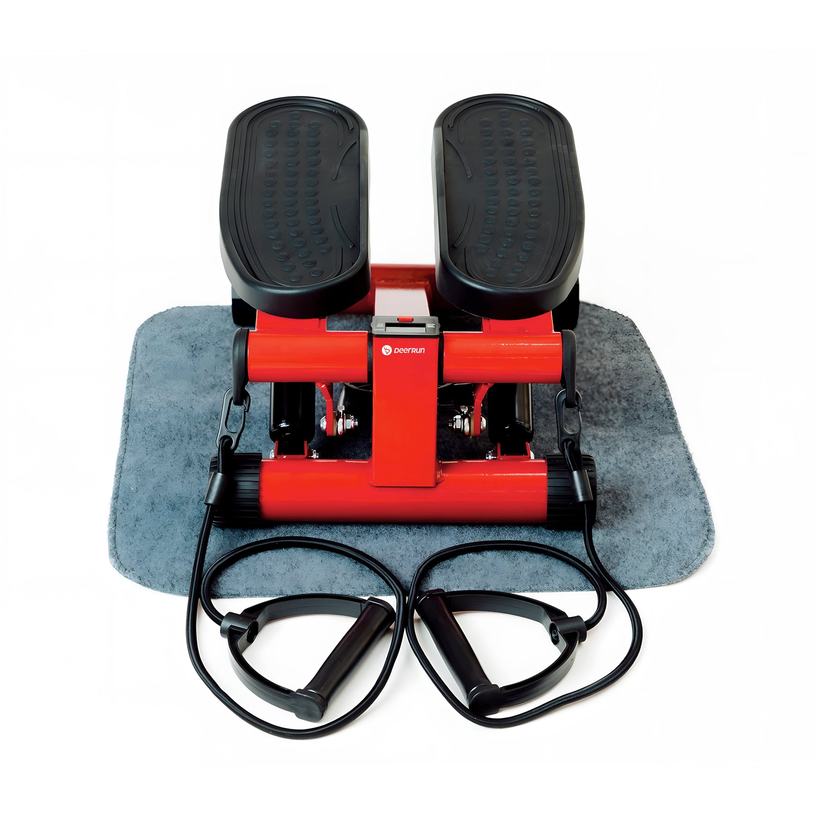 DeerRun®  Steppers for Exercise - Hydraulic Fitness Stepper with LCD Monitor