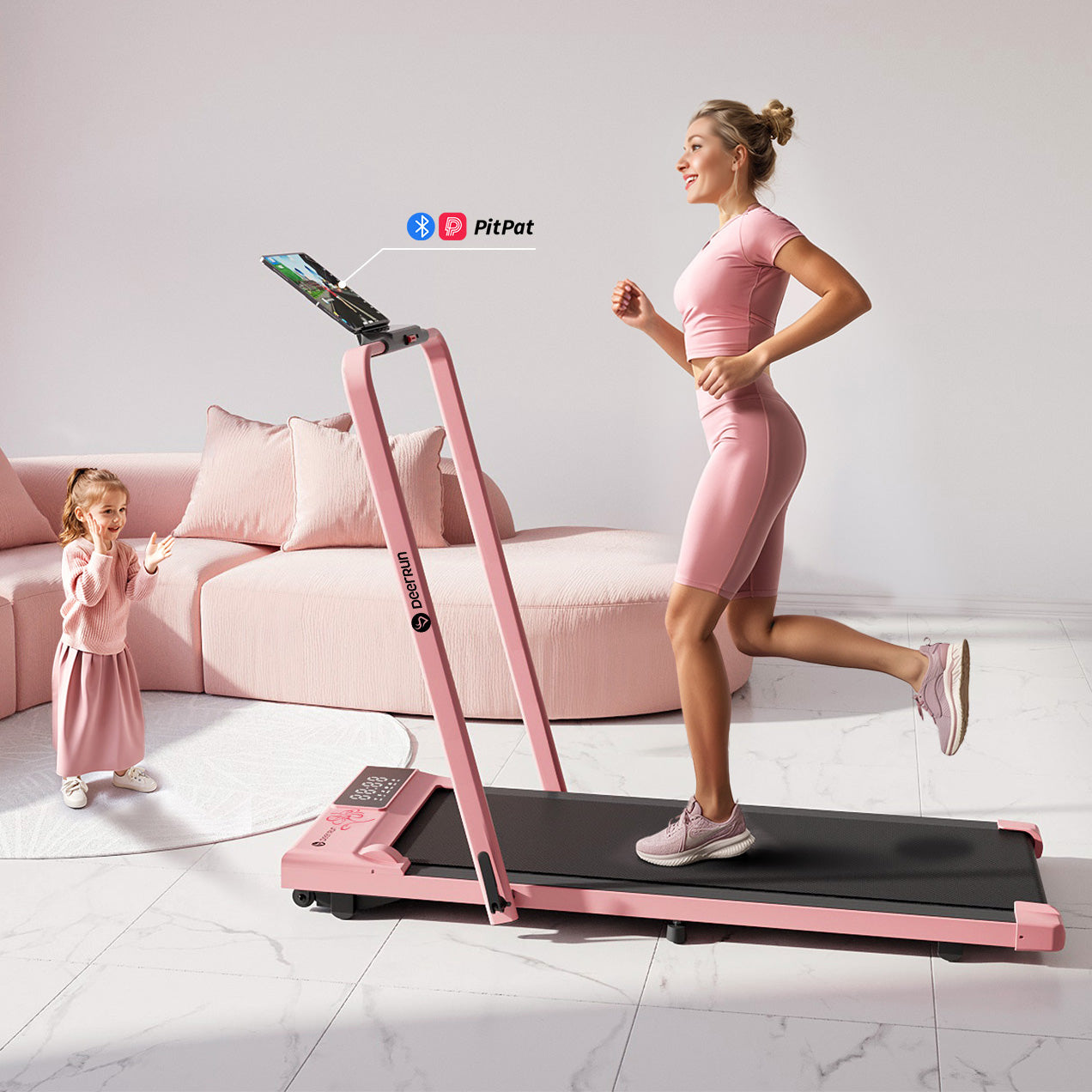 DeerRun & Mother's Day Smart 2 in 1 Folding Treadmill - Special Gift Limited Edition