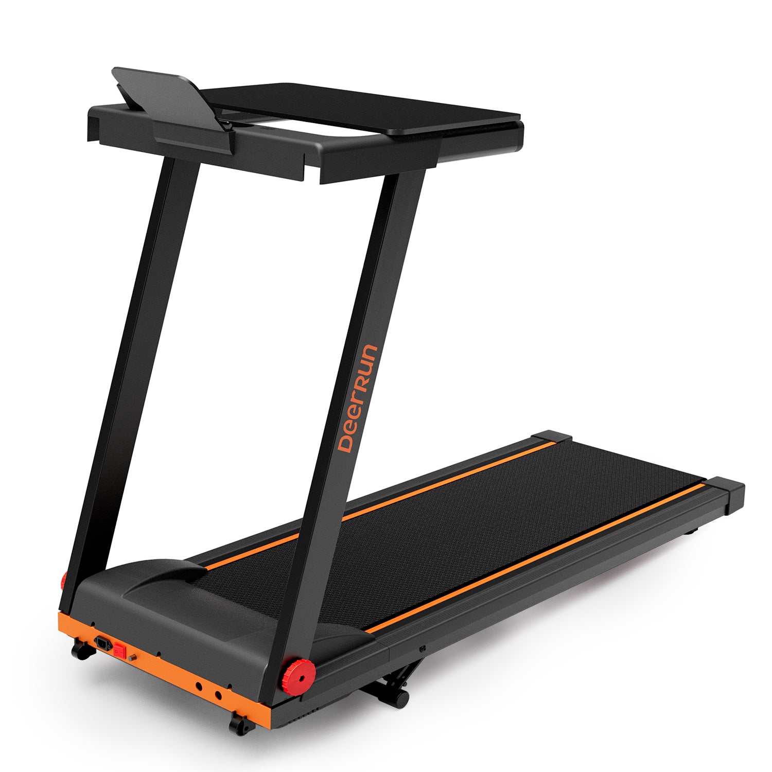 DeerRun A1 Pro Ultra Folding Smart 6% Incline Treadmill With Tabletop - Orange