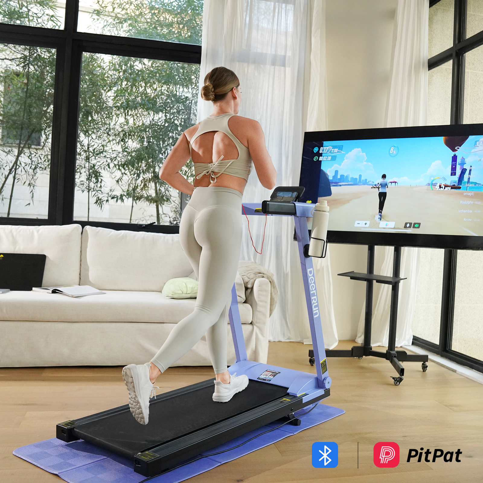 DeerRun All-New 2026 A1 Pro Move+ 6% Incline Foldable Treadmill——Upgra