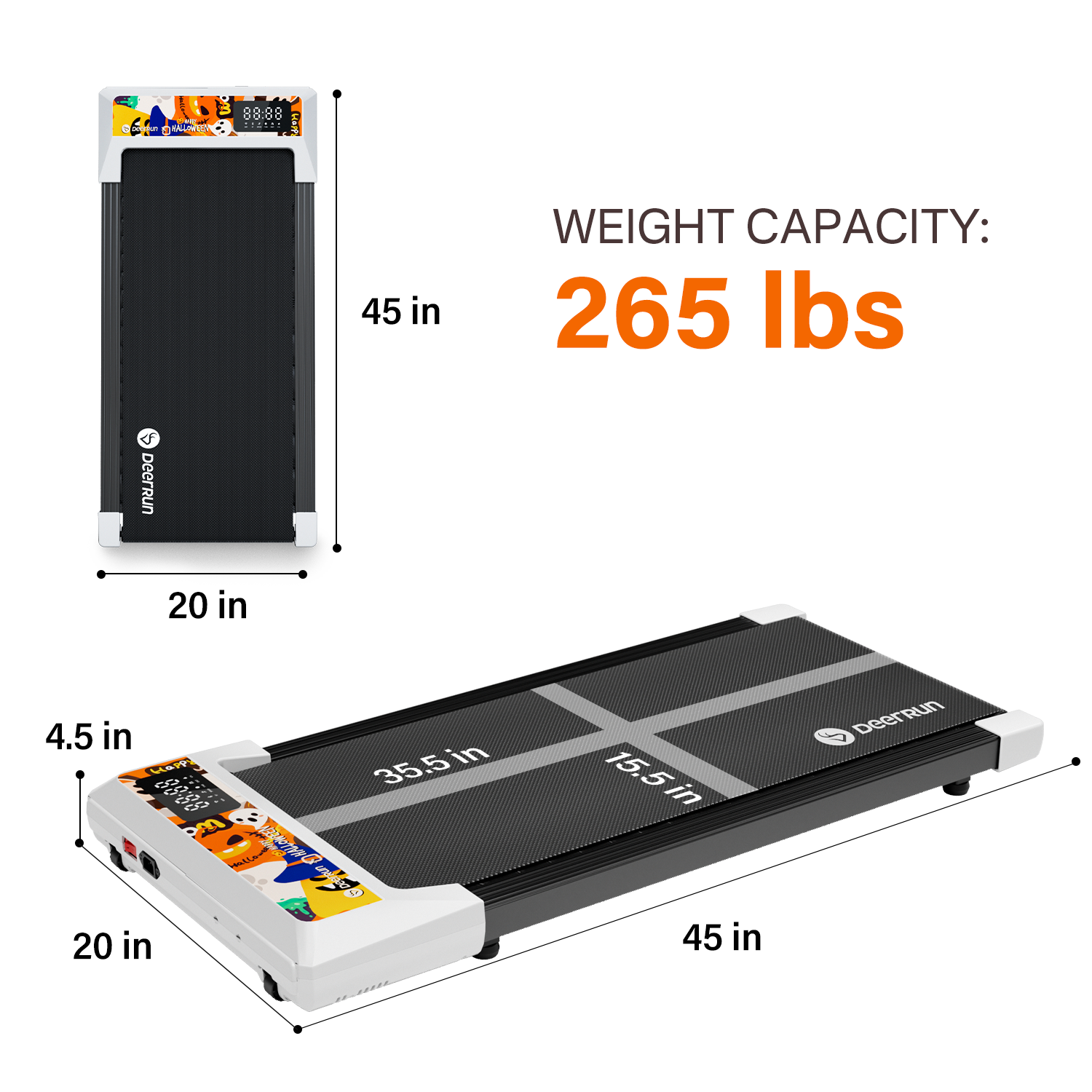 DeerRun＆Halloween Graffiti Ghost Style walking pad treadmill - only sold on the official website