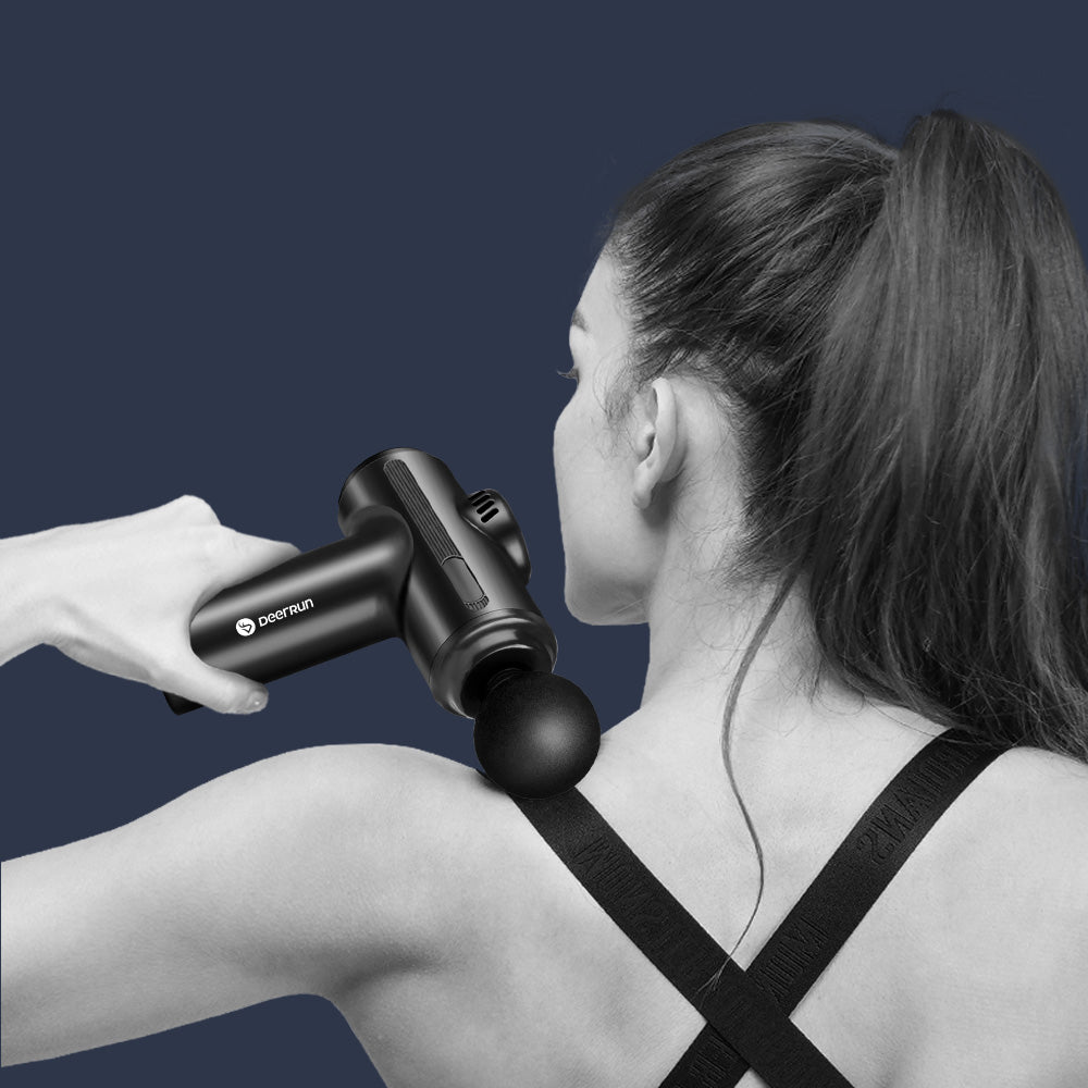 DeerRun® Massage Gun Lite - Portable Muscle Relief with Multiple Attachments